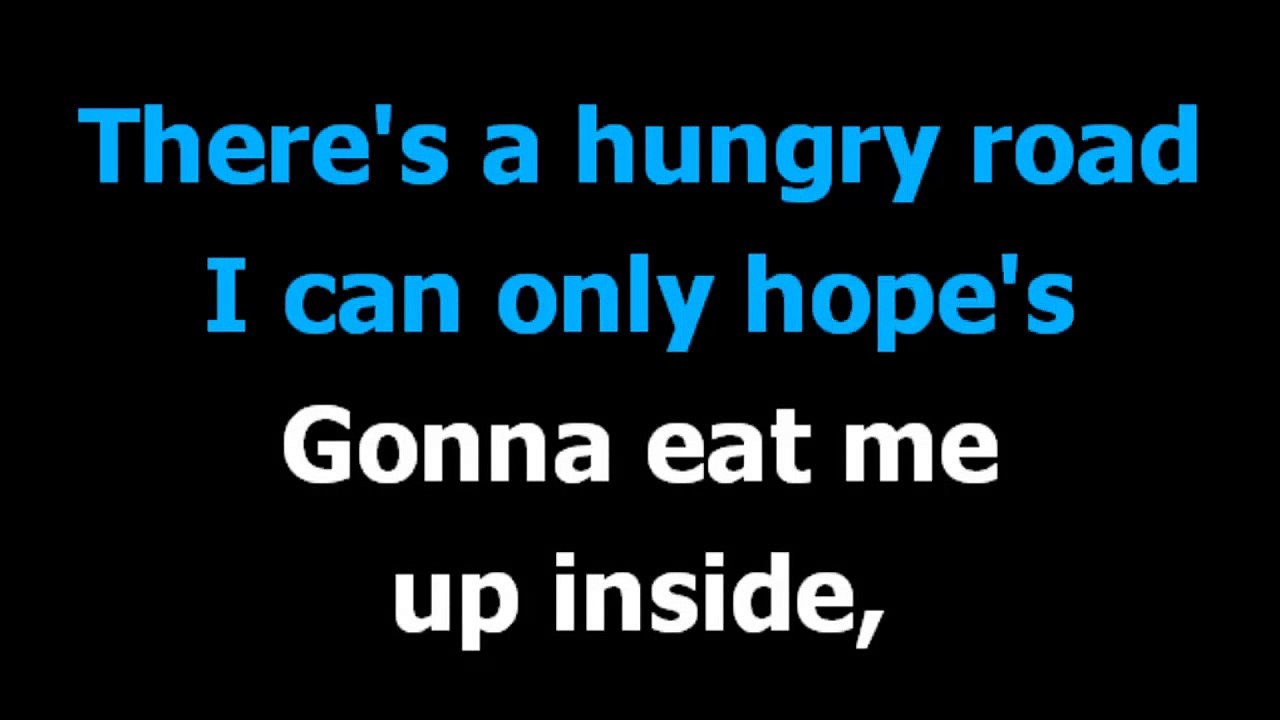 Runaway train -  Elton John -  Karaoke  - Lyrics