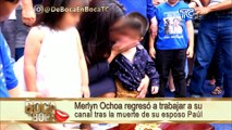 Merlyn Ochoa regresó a trabajar  su canal tras la muerte de su esposo Paúl