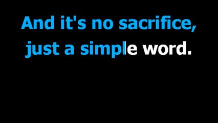 Sacrifice  - Elton John -  Karaoke -  Lyrics