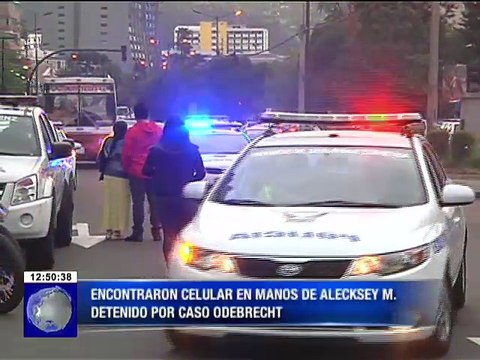 Fiscal Tania Moreno confirmó que se encontró un celular en poder del ex ministro Alecksey M. quien está detenido por el caso Odebrecht