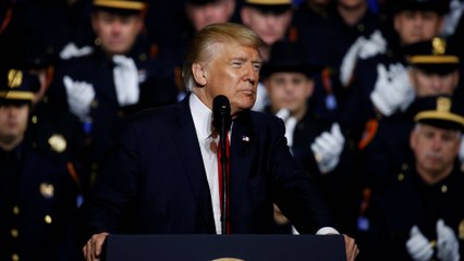 Trump to officers: 'Please don't be too nice' with arrestees