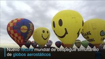 Globos aerostáticos baten récord en Francia