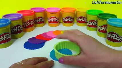 Dulces Bricolaje Flor chupete hacer jugar arco iris doh