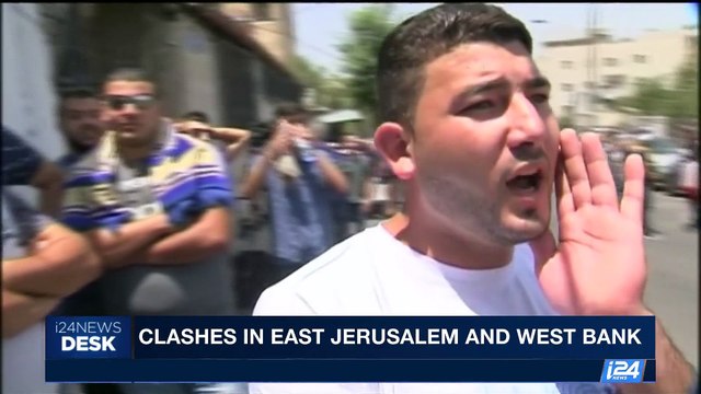 i24NEWS DESK | Clashes in East Jerusalem and West Bank | Friday, July 28th 2017