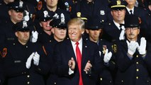 President Trump speaks to law enforcement