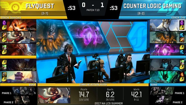 CLG vs FLY Highlights Game 2 NA LCS Summer 2017 Counter Logic Gaming vs FlyQuest
