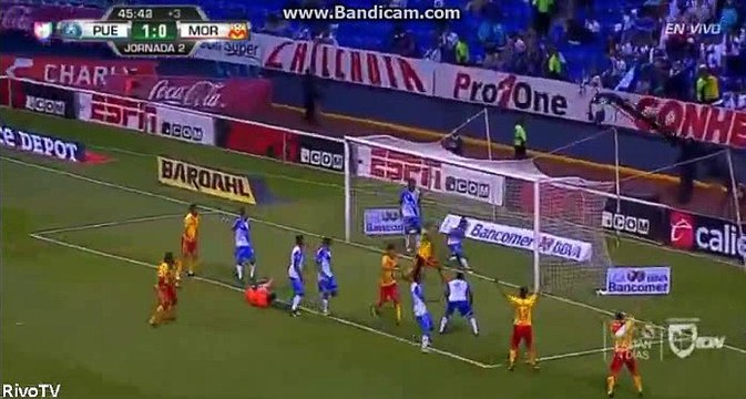 Brayan Angulo Own Goal ~ Puebla vs Monarcas Morelia 1-1