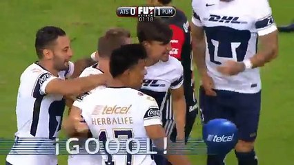 Abraham Gonzalez Goal ~ Atlas vs Pumas 0-1