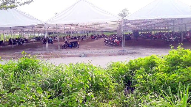 Cho thuê nhà bạt làm nhà xe cho công ty Foster Bình Dương