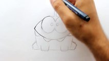 Coupe mignonne dessiner dessin facile de Comment corde le le le le la à Il tutoriel om nom