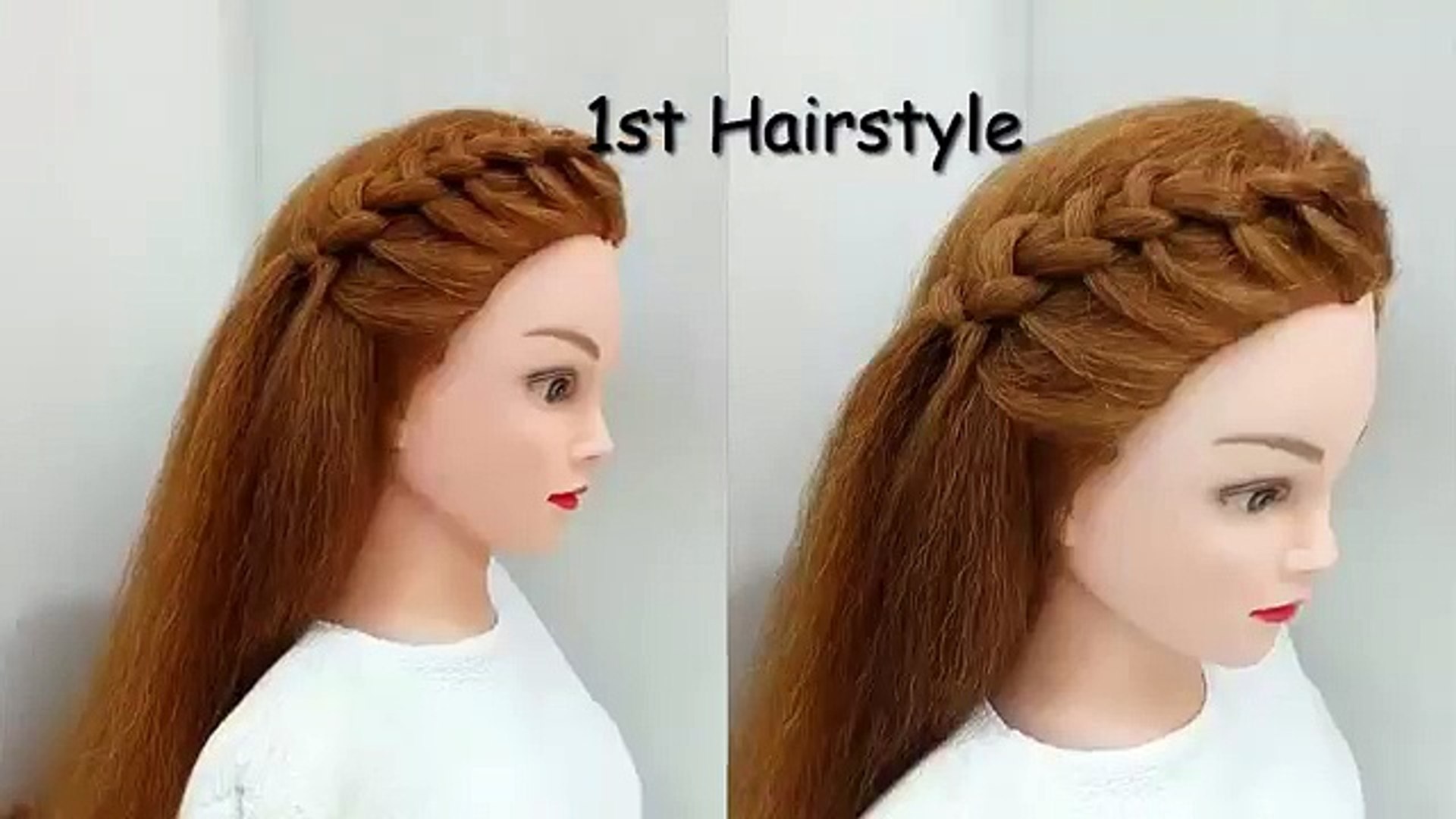 5 Ways to Style your Front Hair Easy Hairstyles - video Dailymotion