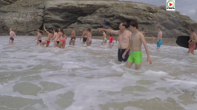 Belle-Île-en-Mer | Baignade musclée à Donnant | Belle-Île Télévision TVBI