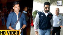 Abhishek Bachchan And Farhan Akhtar Spotted At The Airport