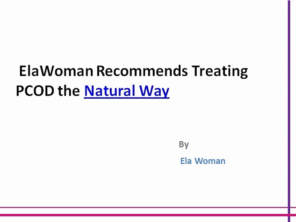 ElaWoman Recommends Treating PCOD the Natural Way_3