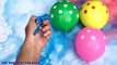 Ballon des ballons les couleurs couleurs visage la famille doigt Apprendre garderie rimes eau humide 5 comp