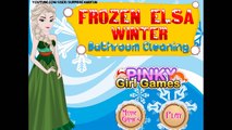 Salle de bains nettoyage Anglais pour gelé complet Jeu enfants hiver elsa