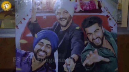 Anil & Arjun Kapoor of ‘Mubarakan’ Visit Gaiety Galaxy for Fan Reactions