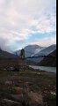 Cloud covered Mountains River view Naran Valley Khyber Pakhtunkhwa Pakistan Video 3