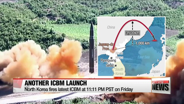 North Korea tests another ICBM that could threaten U.S. mainland