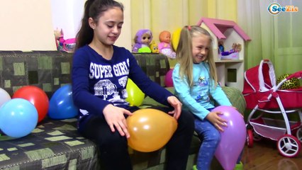 Челлендж Попробуй лопнуть шарик Видео для детей
