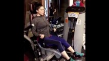 Bollywood Hot Actress Kainat Arora Hot Workout Video
