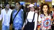 Judwaa 2 Team Varun Dhawan, Jacqueline Fernandez, Tapsee Pannu At Mumbai Airport