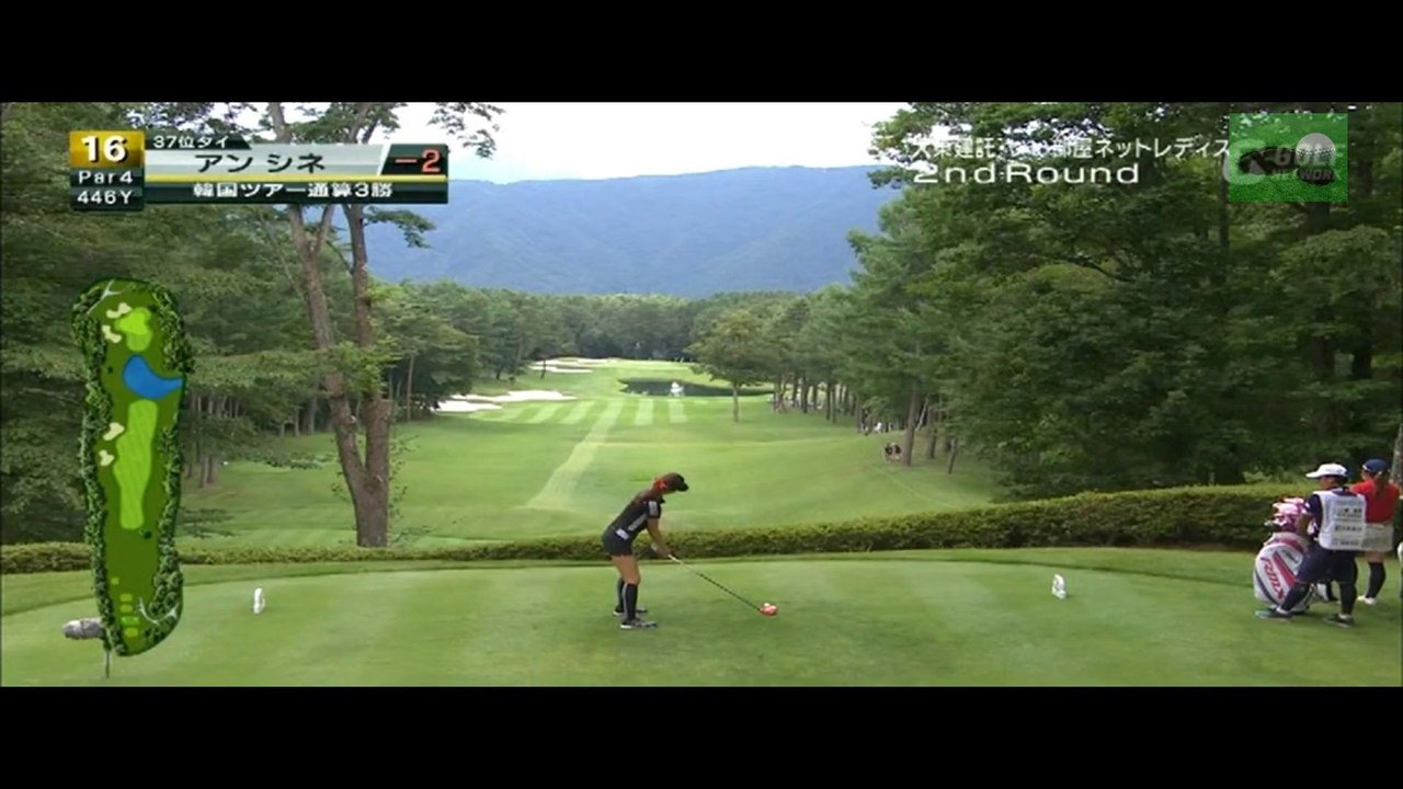 アンシネ残念！１4番18番ホール大東建託・いい部屋ネットレディス2017 二日目JAPANESE LADIES GOLF DAITOKENTAKU ２2ndround NO14~18 janapese ladies golf