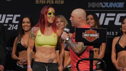 UFC 214 ceremonial weigh-in highlight