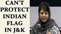 Mehbooba Mufti says can't protect Indian Flag if JnK special status snatched | Oneindia News