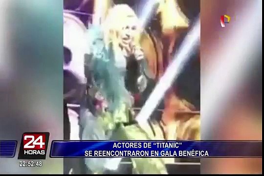Protagonistas de 'Titanic' se reencontraron en gala benéfica
