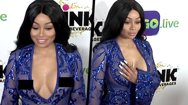 Blac Chyna's Boobs Nearly Pop Out In CLEAVAGE Revealing Dress At iGo.live Launch Event