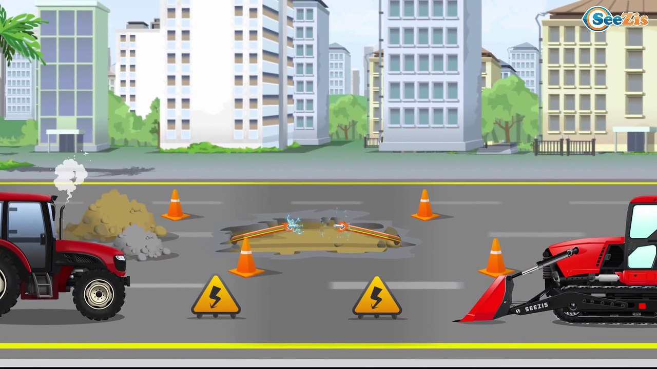 Traktor - Pracowity Traktorki | Żniwa i Praca w Pole - Maszyny Rolnicze | Kompilacja - Bajki