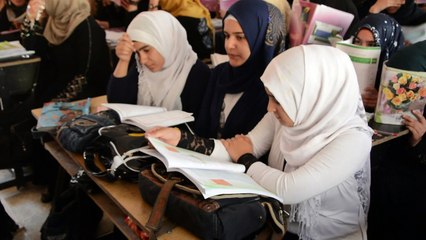 مدرسة طرابلس للبنات في غرب الموصل "تولد" مجددا بعد طرد الجهاديين