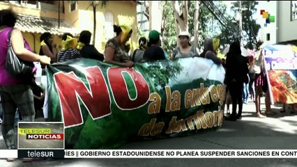 Honduras: protestan contra la explotación minera en el país