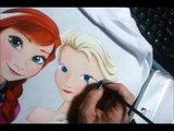 Una y una en un tiene una un en y congelado Cómo dibujar elsa