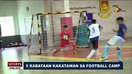 SPORTS BALITA: Limang kabataan, kakatawan sa Football Camp