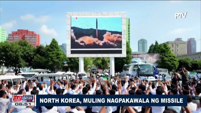 GLOBALITA: North Korea, muling nagpakawala ng missile