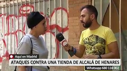 Queman por segunda vez una tienda de Alcala de Henares