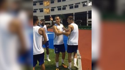 Morata presume de buena relación con sus compañeros