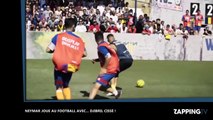 Neymar dispute un match de football avec... Djibril Cissé (vidéo)