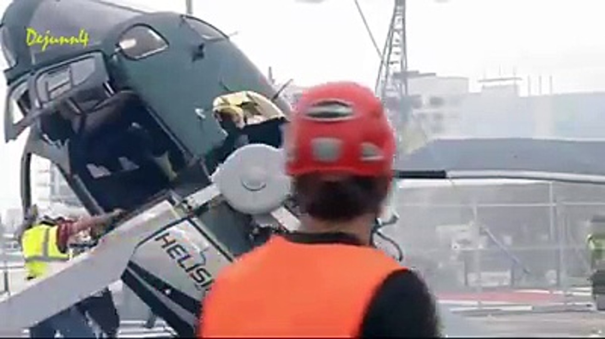 acidente de helicóptero