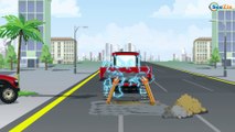 Tractor Nuevo - Tractor con remolque y Carritos de Construcción | Entrenamiento para niños