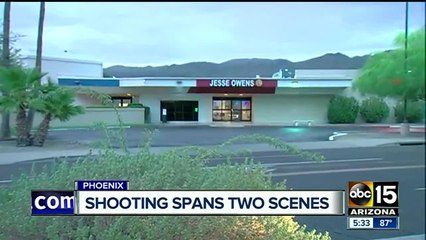 Phoenix police shooting investigation spans two scenes