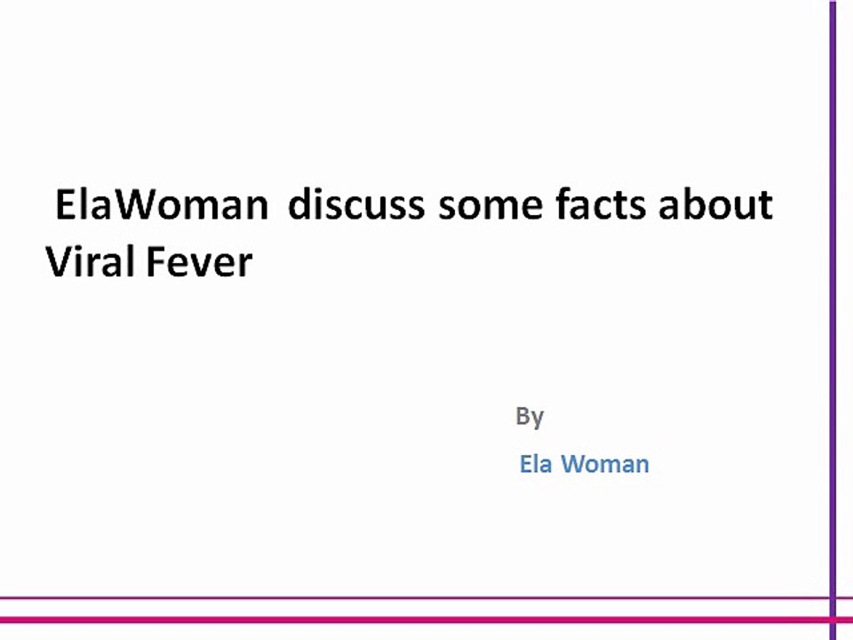 ElaWoman  discuss some facts about  Viral Fever