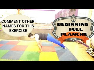 How do you call this exercise?, beginning full planche please comment
