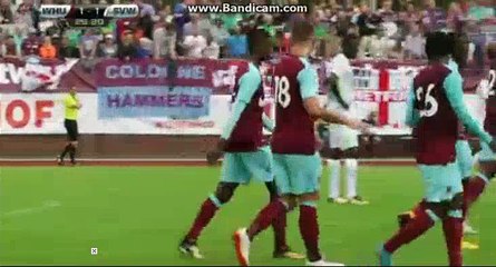 Marko Arnautovic GOAL HD - Werder Bremen 1-1 West Ham United 29.07.2017