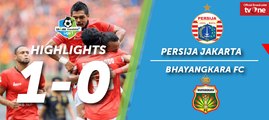 Highlight Liga 1 - Persija Jakarta vs Bhayangkara FC (1-0)