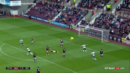 Joe Cardle Goal HD - Hearts 1 - 1 Dunfermline - 29.07.2017 (Full Replay)