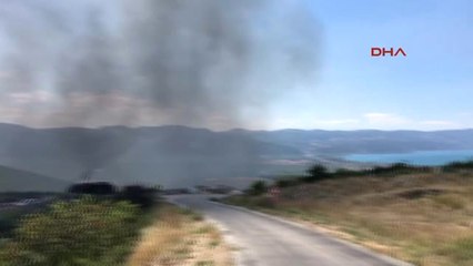 Bursa Iznik Çöplüğündeki Yangın Devam Ediyor