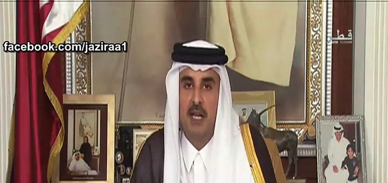 خطاب الامير تميم كامل عن حصـ ـار سلمان وبن زايد لقطر